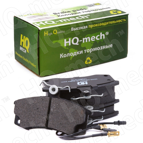 Колодки тормозные Semi-Metallic передние для а/м Priora, Granta, 2110, с датчиком
